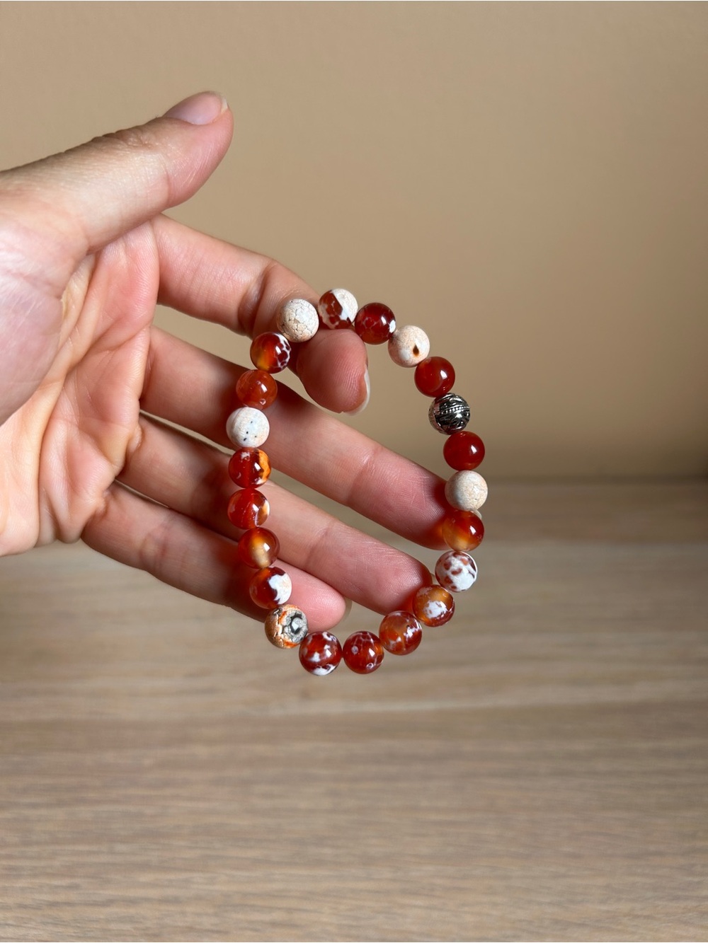 Snakeskin Agate Bracelet